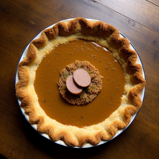 Biscuit Topped Seafood Gumbo Pie recipe image