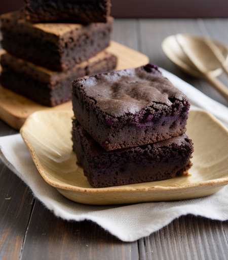 Black Currant Tea Brownies recipe image
