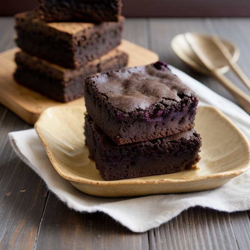 Black Currant Tea Brownies recipe image