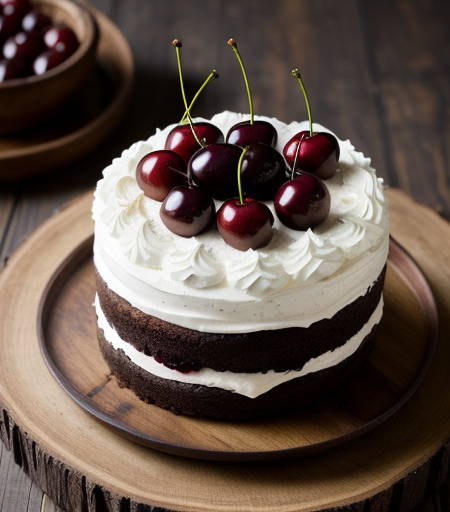 Black Forest Cherry Cake recipe image