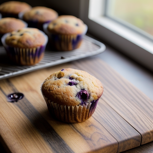 Blueberry muffins recipe image