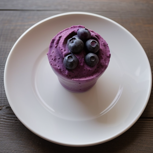 Blueberry Sherbet recipe image