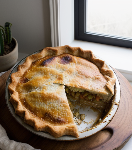 bstila – moroccan chicken/nut pie recipe image