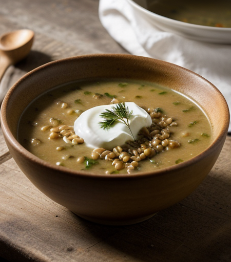 Buendner Gerstensuppe (Barley soup) recipe image