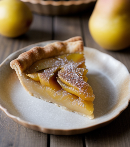 Caramelized Pear Tart recipe image