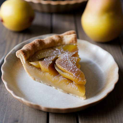 Caramelized Pear Tart recipe image