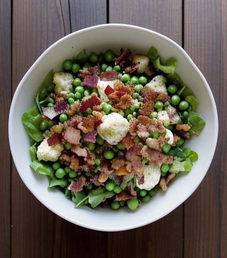 Cauliflower and Bacon Salad recipe image