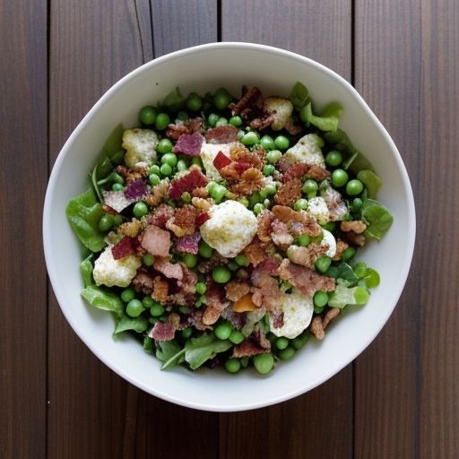 Cauliflower and Bacon Salad recipe image