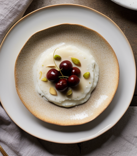Cherry Almond Pizza recipe image