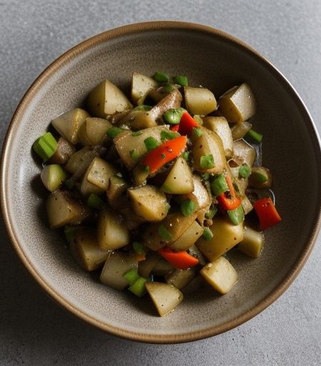 Chinese Potato Salad recipe image