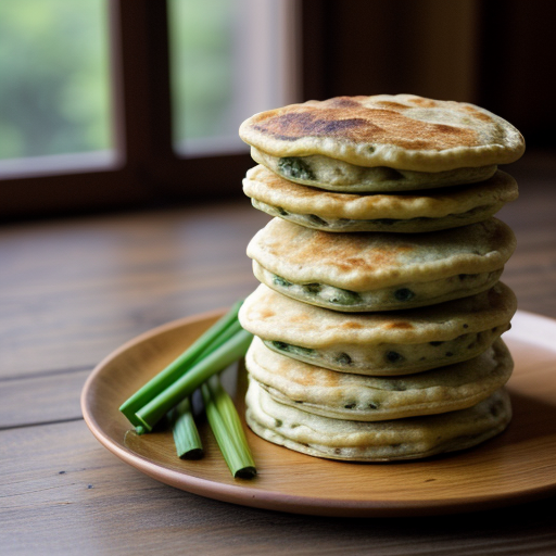 Chinese Scallion Pancakes recipe image
