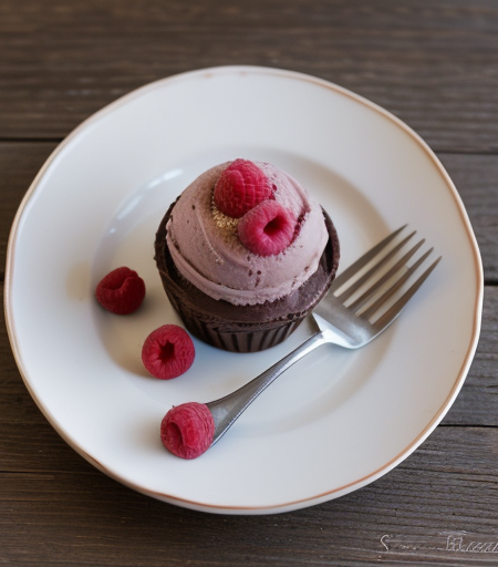 Chocolate Raspberry Ice Cream recipe image