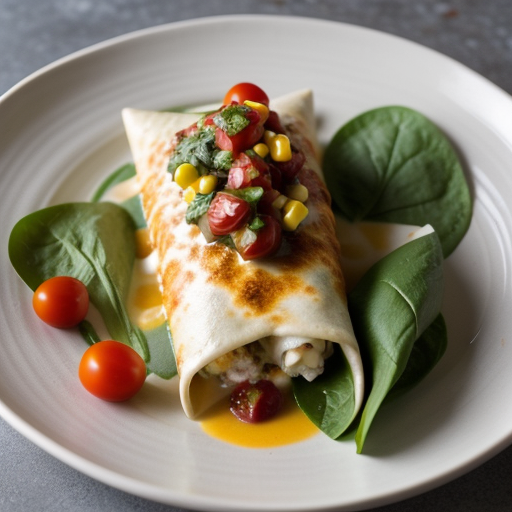 Crab Enchiladas with Cherry Tomato Salsa recipe image