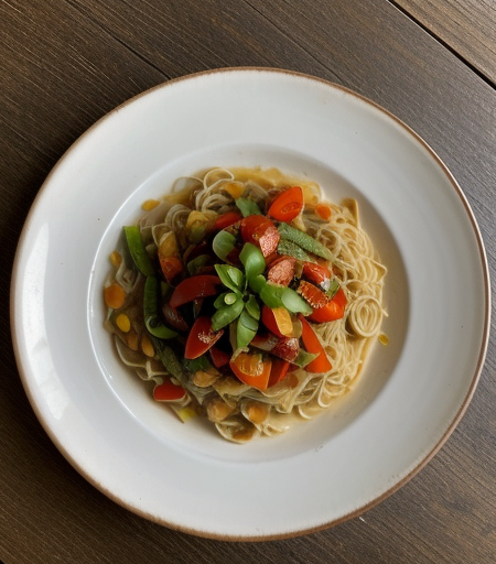 Creole noodles (vegan) recipe image