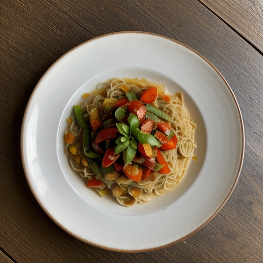 Creole noodles (vegan) recipe image
