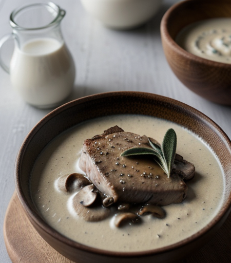 Crockpot Pork Chops with Mushroom Sauce recipe image