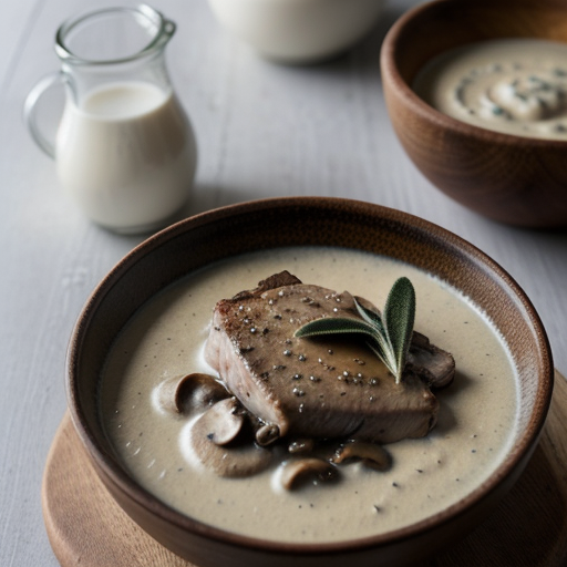 Crockpot Pork Chops with Mushroom Sauce recipe image
