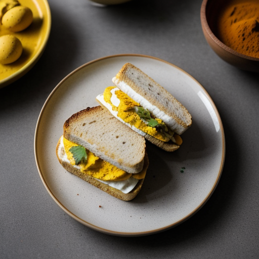 Curried Egg Sandwiches (Kristen McQuillin) recipe image