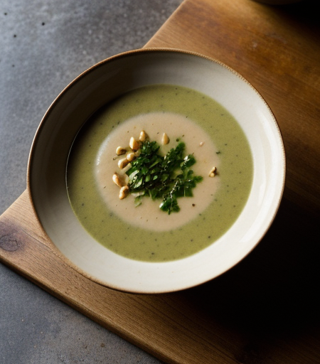 Double Coriander-Ginger Cream Soup recipe image