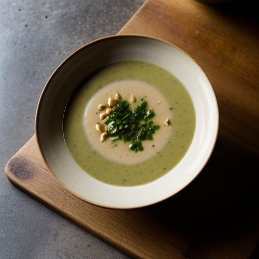 Double Coriander-Ginger Cream Soup recipe image