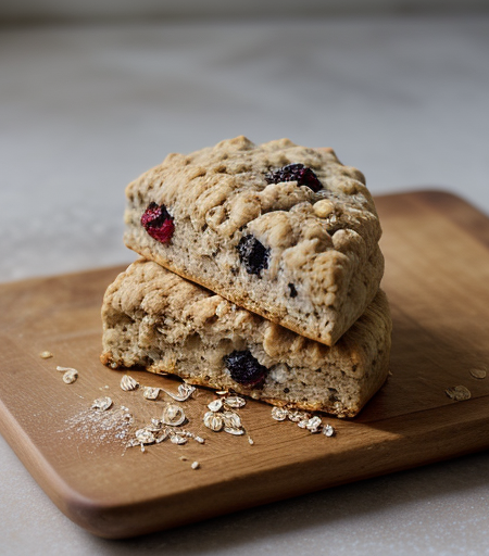 FRUITED OAT SCONES recipe image