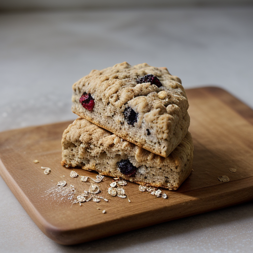 FRUITED OAT SCONES recipe image