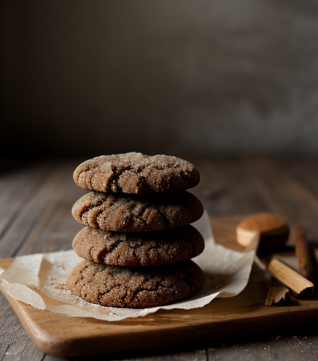 Ginger and Molasses Cookies recipe image