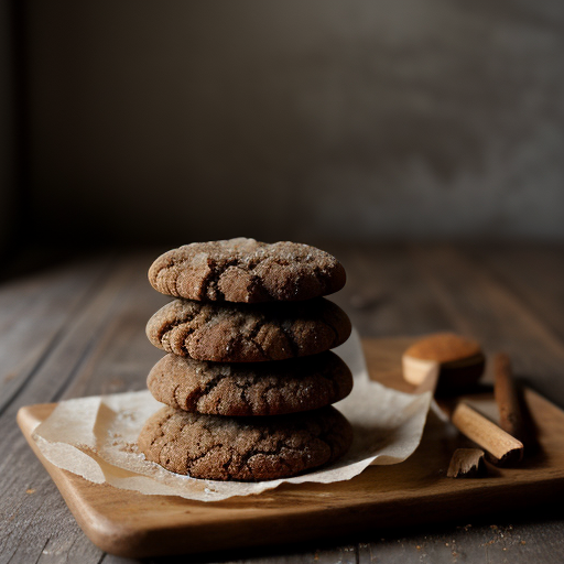 Ginger and Molasses Cookies recipe image