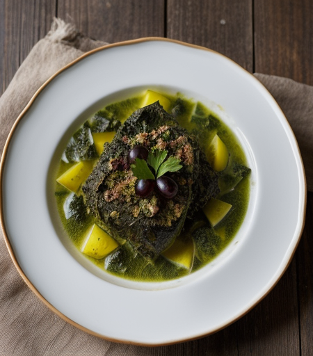 Greek Dolmades Avgolemono recipe image