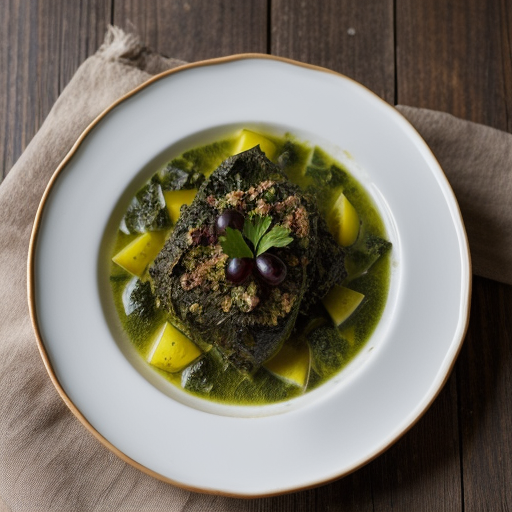 Greek Dolmades Avgolemono recipe image