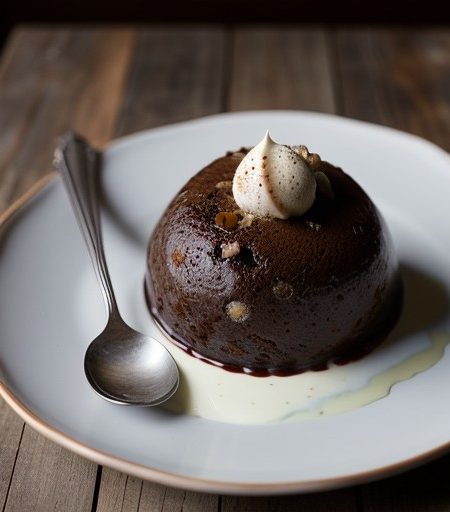 Ice Cream Christmas Pudding recipe image