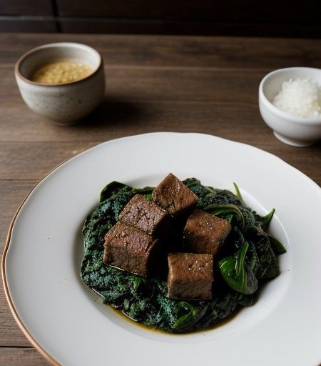 Indian Lamb with Spinach recipe image