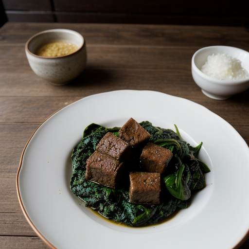Indian Lamb with Spinach recipe image