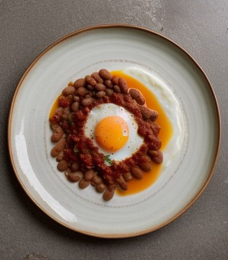 Juevos Rancheros with Red Salsa recipe image