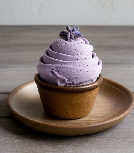 Lavender Ice Cream recipe image