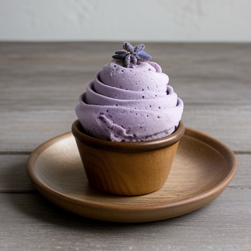Lavender Ice Cream recipe image