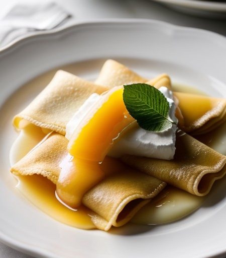 Lemon Crepes Suzette recipe image