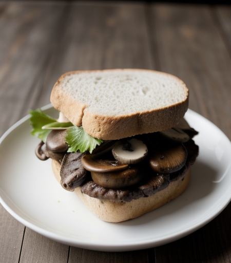 Mushroom Sandwiches (Stephanie da Silva) recipe image
