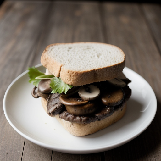 Mushroom Sandwiches (Stephanie da Silva) recipe image