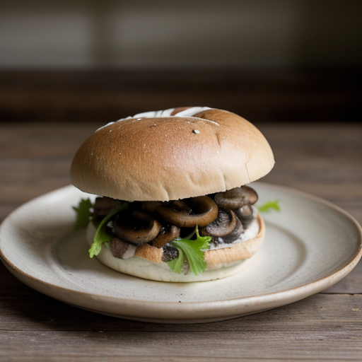 Mushroom sandwiches recipe image
