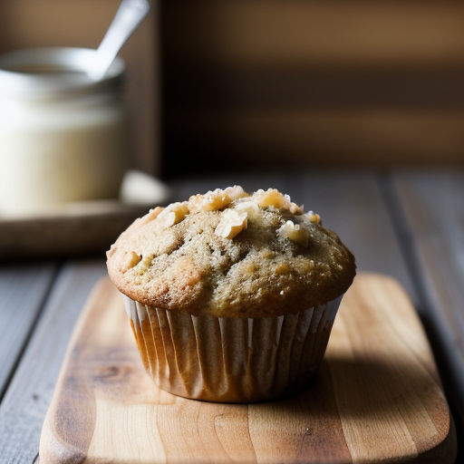 Nutty Banana Jam Muffins recipe image