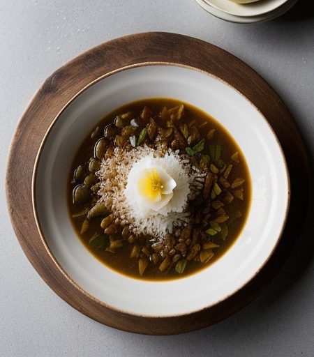 Persian Quince Stew/Chelo(rice) recipe image