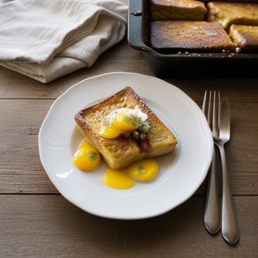 Pineapple French Toast with Ambrosia Salsa recipe image