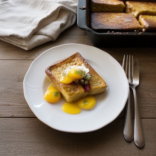 Pineapple French Toast with Ambrosia Salsa recipe image