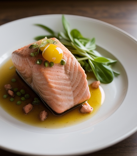 Poached Salmon/Sauteed Tuna recipe image