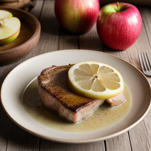 PORK CHOPS AND APPLE recipe image