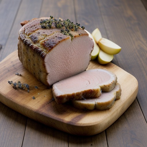 Pork Chops with Apple-Corn Bread Stuffing recipe image