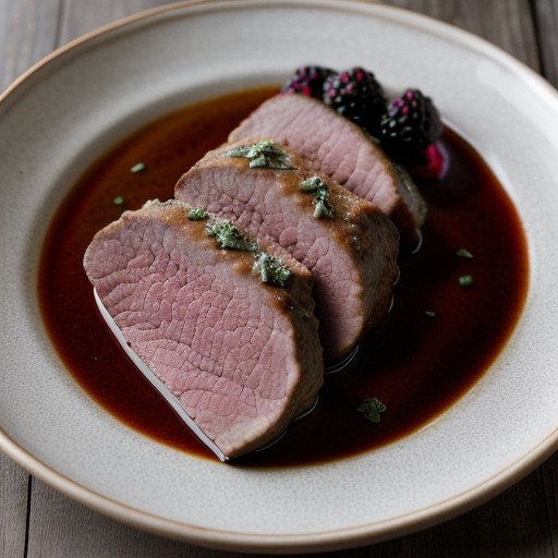 Pork Tenderloins with Blackberry Vinegar recipe image