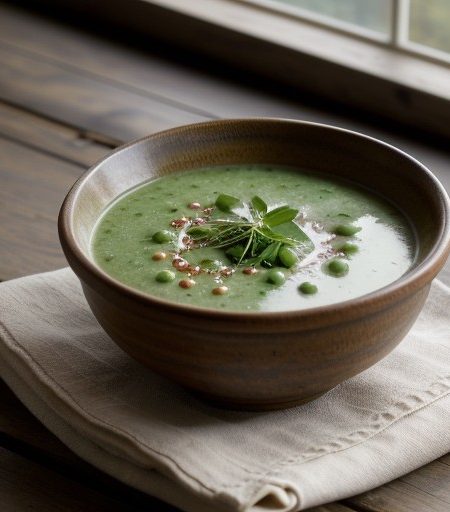 Quebec Pea Soup / Salted herbs recipe image