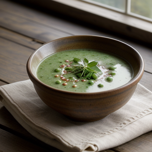 Quebec Pea Soup / Salted herbs recipe image